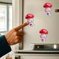 thumbnail image 5 of Gmogad Cute Red Mushroom Refrigerator Stickers Magnetic Decor for Kitchen Home Office Playful Gift Strong Hold Adhesive Notes Photos Memo Holder, 5 of 6