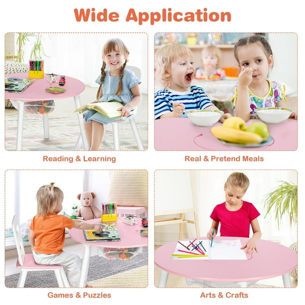 Kids table and top chair set at walmart