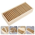 thumbnail image 4 of FRCOLOR Headband Display Box 1Pc Creative Headband Display Box Multi-compartment Wood Headdress Storage Box,12.6"X5.51"X2.36", 4 of 5
