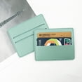 thumbnail image 4 of Funda protectora para tarjeta de identificación ultrafina, tarjetero de cuero para mujer, tarjetero de cuero sintético, tarjetero para múltiples tarjetas, 4 of 5
