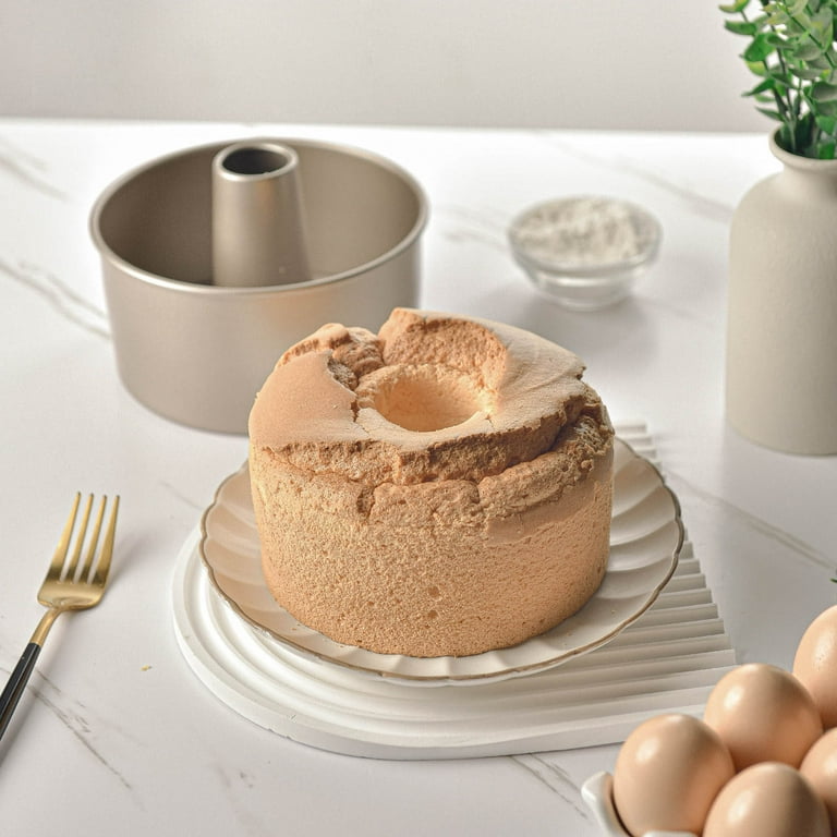 Leojiow 6Inch/8Inch Angel Food Cake Pan With Removable Bottom