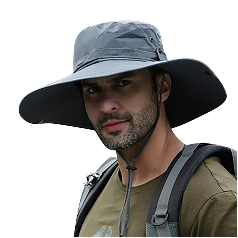 Hesxuno Sun Hats for Men with Uv Protection Wide Brim Men Sun Cap Fishing  Hat Quick Dry Outdoor Uv Protection Cap