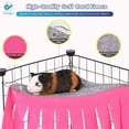 thumbnail image 4 of Deago Guinea Pig Hideout, Corner Fleece Forest Hideaway for Guinea Pigs, Ferrets, Chinchillas, Hamster, Rats, Bunny & Other Small Animals Without Metal Fences (Blue), 4 of 8