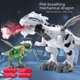 thumbnail image 1 of Juguete de dinosaurio grande con pulverizador eléctrico y sonido mecánico, caja de regalo de dinosaurio, animal simulado para niño pequeño, 1 of 5