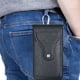 thumbnail image 4 of Funda universal para teléfono de piel sintética con cierre magnético para hombre. negro 5, 4 of 9