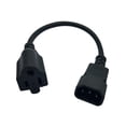thumbnail image 2 of Cable de extensión de alimentación perfke IEC320 C14 a EE. UU. Macho a hembra, 2 of 7