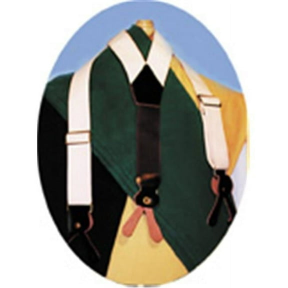 Mens Wah Maker 2 In. Wide Canvas Suspenders, Natural - One Size