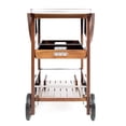 thumbnail image 4 of MAYEERTY 35.50" Modern WOOD METAL Portable BARCART Large Capacity Storage, 4 of 19