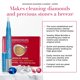thumbnail image 2 of Kit limpiador de joyas CONNOISSEURS Diamond Dazzle Stik con toallitas, 2 of 7