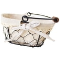thumbnail image 1 of Storage Basketwith Handle,Wire Basket Bread Storage Food Serving Baskets Wire Storage Baskets Striking Appearance, 1 of 10