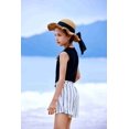 thumbnail image 4 of Arshiner Girl's 2 Piece Summer Outfit Sleeveless T-Shirt and Hawaiian Tropical Boho Shorts, 4 of 8