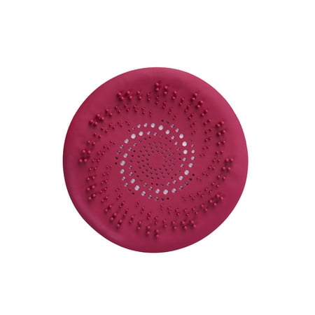

Sink Strainer Shower Bath Bathroom Drain Filter Anti-clogging Suction Cup Hair Catcher Washable Debris Stopper Accessory Red