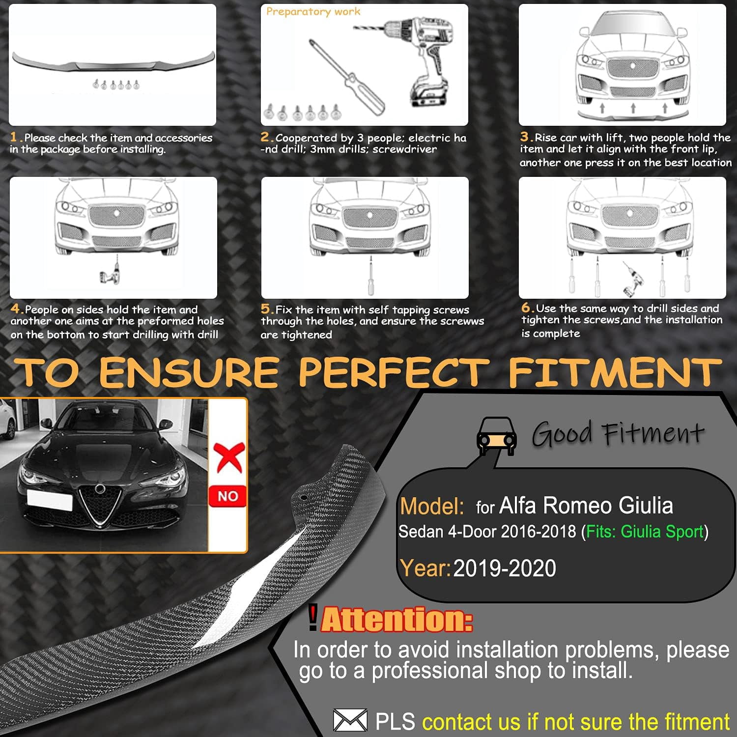 Voorbumper diffuser MAXTON Design Alfa Romeo Giulietta Voorbumper diffuser MAXTON Design Alfa Romeo Giulietta