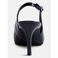 thumbnail image 3 of No Boundaries Women's Slingback Peep Toe Heels, 3 of 6