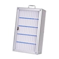 thumbnail image 4 of Armario para teléfonos con puerta transparente, organizador de bolsillo para aula, asa portátil, ideal para reuniones. 60 ranuras, 4 of 9