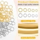 thumbnail image 3 of DIY jewelry accessories 4600 pieces of jewelry making set jump ring closed ring open ring ring jewelry accessories gold and silver set, 3 of 5