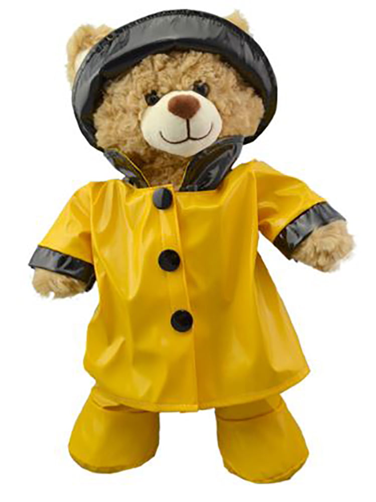 Rain Slicker w/Hat & Boots Teddy Bear Clothes Fits Most 8"-10" Build-A-Bear Budd 