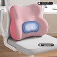 thumbnail image 6 of Back & Lumbar-fitted Chair Cushion, Soft Comfortable Breathable Slow-rebound Memory Foam Seat Pad, for Home / Office / Student Dormitory / Classroom Chairs, 6 of 6