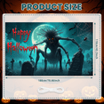 thumbnail image 4 of Creepy Cartoon Design Halloween Banner Spooky Graveyard Scene Decorative Elements for Halloween Party Scary Event Haunted House, 4 of 9