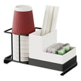 thumbnail image 3 of Metal Coffee & Tea Station Organizer Small Space for Office Disposable Paper Cups Holder Tea Bags, Coffee Pods Organizer, 3 of 5