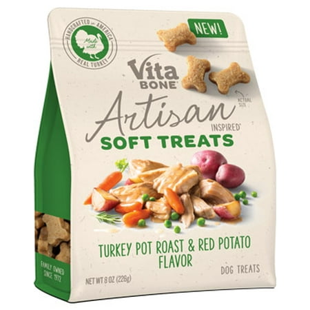 Vita Bone Artisan Inspired Turkey Pot Roast & Red Potato Flavor Soft (Best Size Turkey For Roasting)