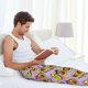 thumbnail image 5 of Fotbe Cartoon Avocados Pantalones de Pijama para Hombre, Pantalones de Dormir, Pantalones de Casa con Cintura Ajustable y Bolsillos-Small, 5 of 6