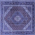 thumbnail image 1 of Ahgly Company Indoor Square Persian Blue Traditional Area Rugs, 3' Square, 1 of 4