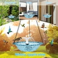 thumbnail image 4 of Hanging Bird Bath Fountain USB Powered Hanging Bird Water Feeder Easy Install Garden Hummingbird Bath Feeder Bowl for Patio Porch Yard, 4 of 13