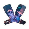 thumbnail image 2 of Daiia Book Glowing Mushrooms UV Sun Protection Arm Sleeves - Cooling Compression Arm Sleeve - Sports & UV Arm Sleeves for Men & Women, 2 of 8