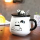 thumbnail image 3 of Taza de café divertida, lindas tazas de cerámica con diseño de panda, tazas de té con animales adorables con tapa y cuchara de panda en 3D, el mejor regalo para mujeres WD.WDQZL Hogar, 3 of 3