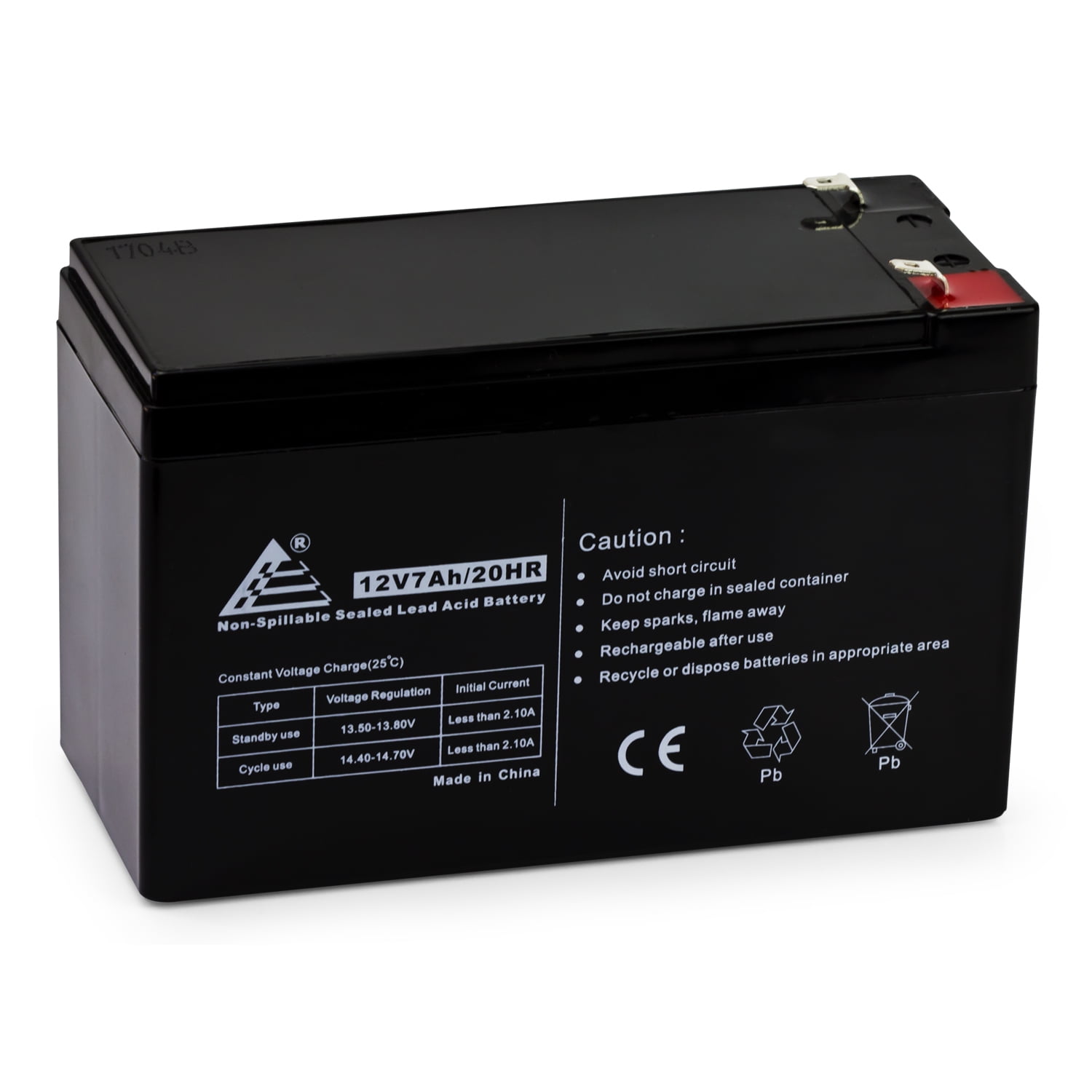 4 Pack 12V 7.2AH Replacement Battery for CyberPower RB1270X4E UPS