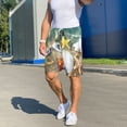 thumbnail image 3 of Daiia Seashell On The Beach Mens Woven Stretch Pajama Short,Short Pajama Pants-4X-Large, 3 of 7