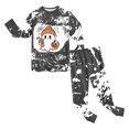 thumbnail image 2 of NIEWTR Toddler Baby Girl Fall Halloween Clothes pajamas Sets Tractor Long Sleeve Pullover Sweatshirt Tops Joggers Pants Set 6 9 12 18 24 Months 3T 4T Kids Fall Winter Halloween Outfits, 2 of 8