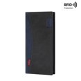 thumbnail image 6 of Men's Long Wallet with RFID Blocking, PU Leather Bifold Wallet with Zipper Coin Pocket & Multiple Card Slots, 6 of 12