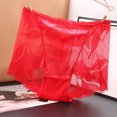 thumbnail image 2 of Sngxgn Cotton Women's Breathable Panties Seamless Comfort Underwear(Red,XL), 2 of 3