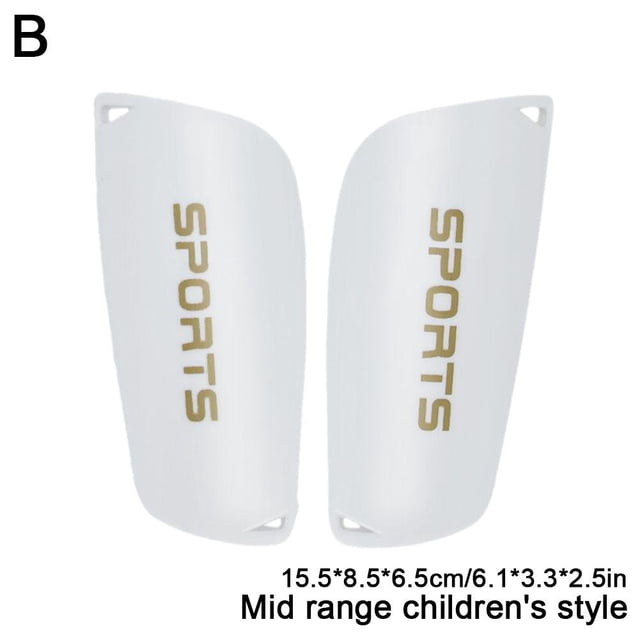 1Pair Football Shin Pads Plastic Soccer Guards Leg Breathable) Gear X4K4