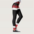 thumbnail image 6 of Christmas Leggings for Women Elastic High Waist Slim Fit Funny Santa Claus Print Tights Pants Workout Yoga Pants, 6 of 9