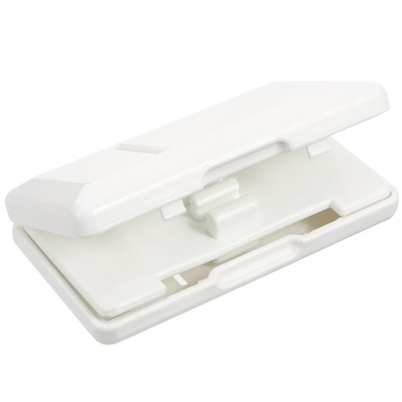 PAMINGONO White Plastic Oboe Reed Storage Case with 6-Slot Organizer Holder, Reed Keeper for Musicians