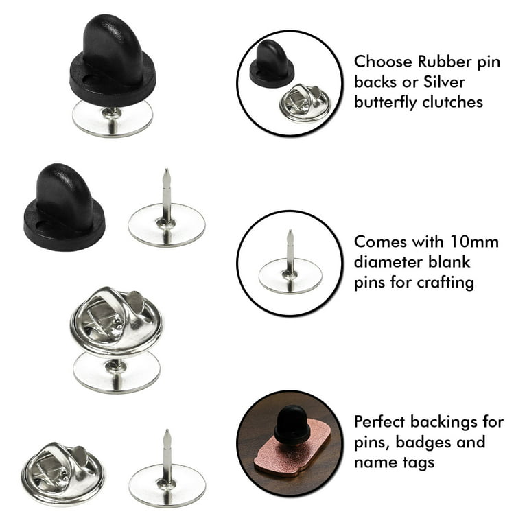Butterfly Pin Backs Clutch Tie Tacks Pin Backs for Lapel Pins Blank Pins  with Pin Backing - China Clutch and Metal Clutch price