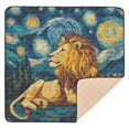 thumbnail image 6 of WOBOGO Golden Lion King Baby Playmats Extra Large Waterproof Rollable Activity Pads for Toddlers 50×50inch, 6 of 7