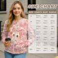 thumbnail image 7 of DISNIMO Cat Cherry Blossom Printed Sweatshirts for Women Trendy Jackets Long Sleeve Outwear Casual Sweatshirts Fall Winter Clothes, L, 7 of 7