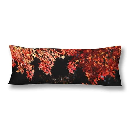 Abphoto Beautiful Maple Leaves Body Pillow Covers Pillowcase Throw Pillows 20x60 Inch Abphoto Beautiful Maple Leaves Body Pillow Covers Pillowcase Throw Pillows 20x60 Inch