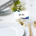 thumbnail image 2 of Koyal Wholesale Ombre Blue Watercolor Place Cards for Wedding Party Tables, Seating Place Cards for Holders, 60 Pack, 2 of 5