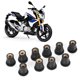 thumbnail image 2 of Tuercas de pozo de goma M5, 10 Uds., 5mm/0,2 pulgadas, pernos métricos para parabrisas de motocicletas, 2 of 11