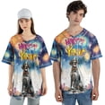thumbnail image 4 of Happy New Year with German Shorthaired Pointer Fireworks Holiday Xmas Winter 2025 All Over Print 3D Baseball Shirt GSP Lover Dog Gift Softball Sport - 00025, 4 of 6