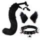thumbnail image 1 of Clip de pelo de gato Hugo disfraz de cosplay negro, 1 of 3