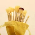 thumbnail image 3 of Granjero Gordo 12 pinceles para sombras de ojos, pinceles de maquillaje de ojos profesionales con cerdas suaves, pinceles de maquillaje con bolsas de almacenamiento, morado, 3 of 4