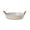 White, variant on Rustic Serving Bowl, Deep Ceramic Dish w/ Twisted Rope Handles for Fruit, Salad & Bread (8/10-Inch)
