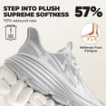 thumbnail image 2 of Women's Slip On Walking Shoes Hands-Free Cushion Running Tennis SwiftPlush Non-Slip Comfortable Workout Gym Athletic Fashion Sneakers, 2 of 8