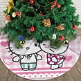 thumbnail image 5 of Hello Kitty Kid Tumbler Wrap Christmas Tree Skirt,Tree Skirt,Soft and Funny Merry Christmas Tree Collar Farmhouse Xmas Holiday Party Decoration,30 In, 5 of 5
